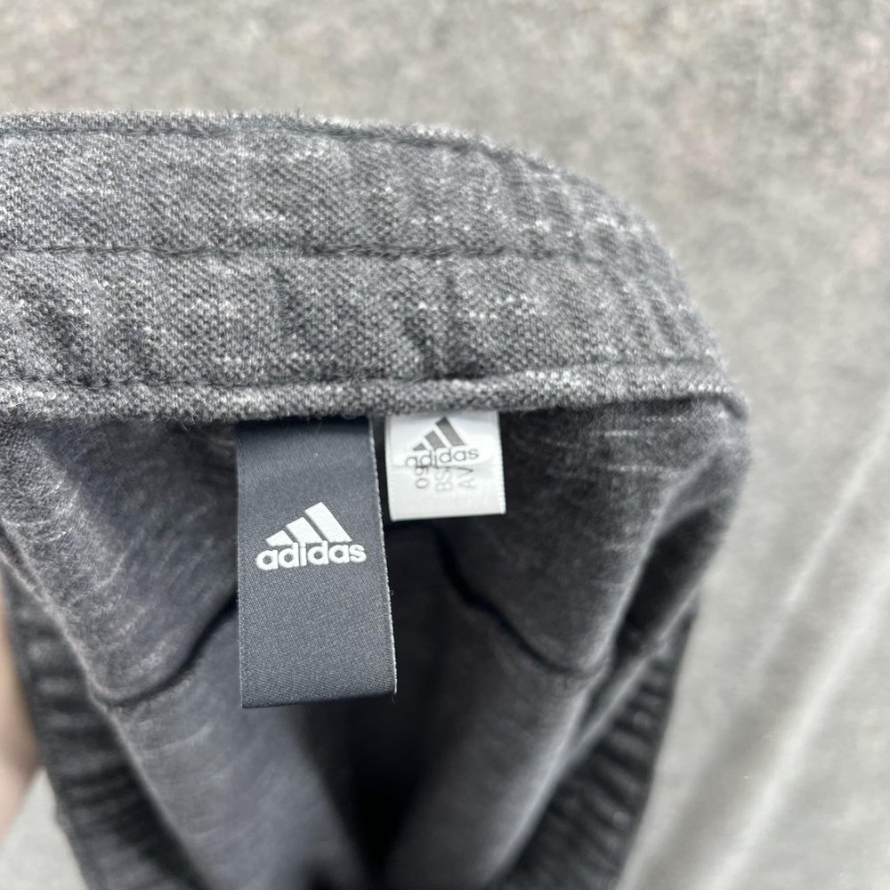 Adidas Sweatpants Men Extra Large Adult Gray Jogger Pants Outdoor Fleece XL - Picture 11 of 12